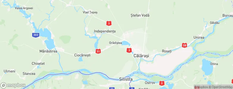 Grădiştea, Romania Map