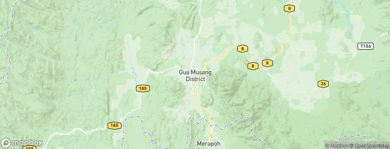 Gua Musang, Malaysia Map