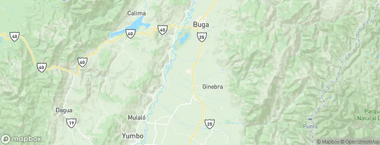 Guacarí, Colombia Map