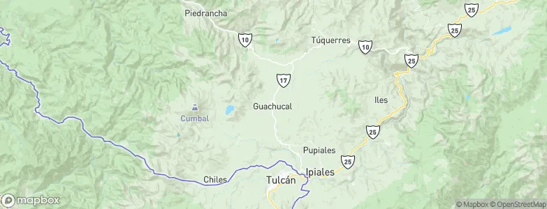 Guachucal, Colombia Map