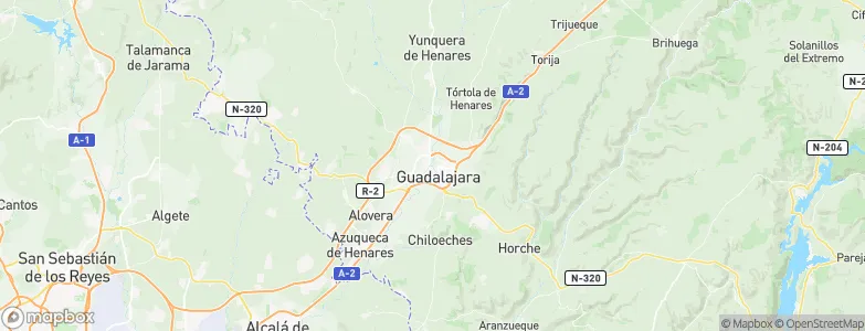 Guadalajara, Spain Map
