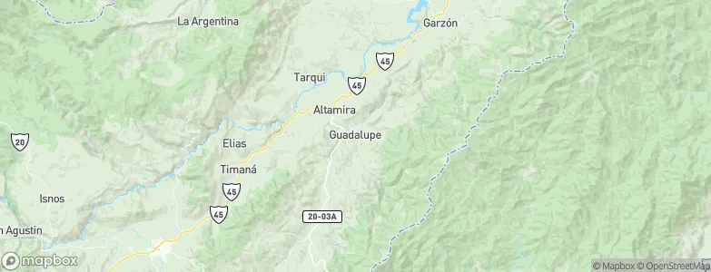 Guadalupe, Colombia Map