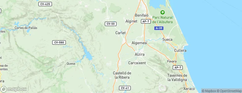 Guadassuar, Spain Map