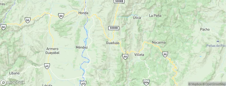 Guaduas, Colombia Map