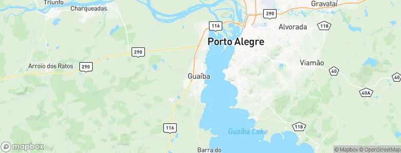 Guaíba, Brazil Map