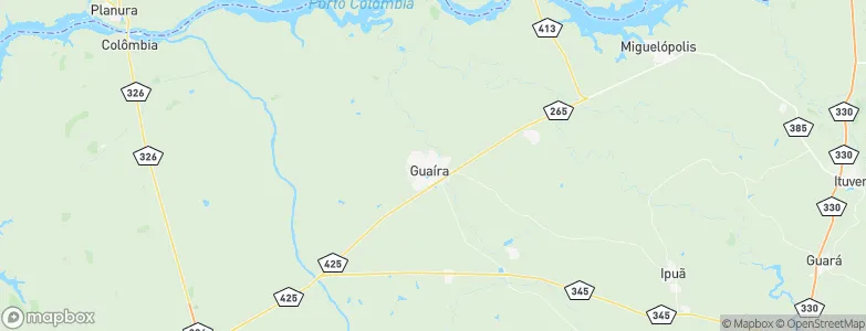 Guaíra, Brazil Map