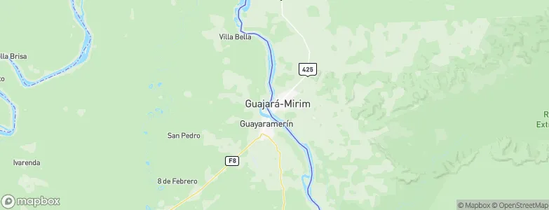 Guajará-Mirim, Brazil Map