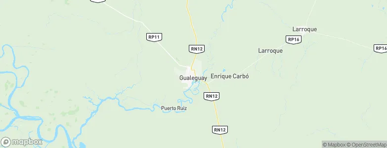 Gualeguay, Argentina Map