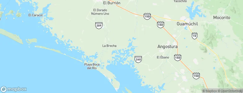 Guamúchil, Mexico Map