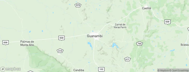 Guanambi, Brazil Map