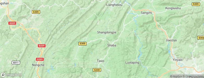 Guanba, China Map