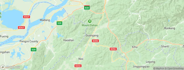 Guangang, China Map