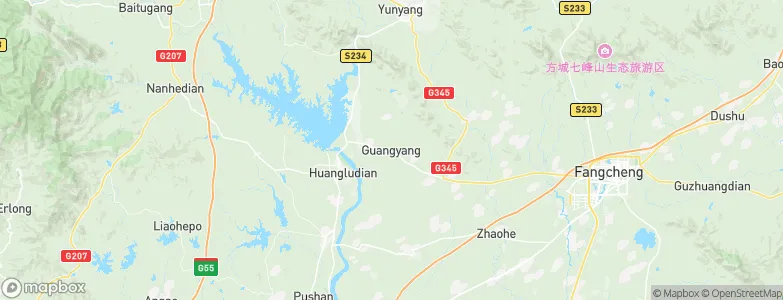 Guangyang, China Map