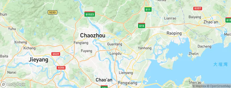 Guantang, China Map