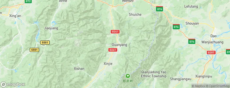 Guanyang, China Map