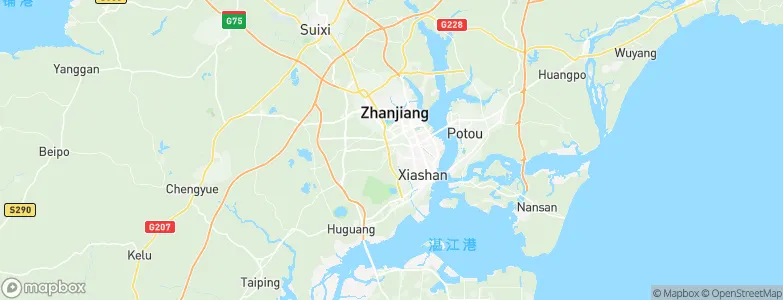 Guanying, China Map