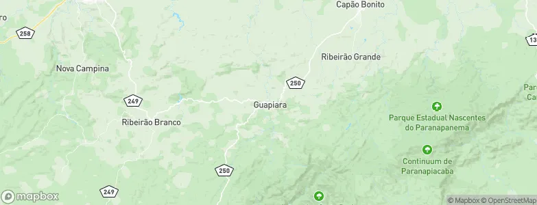 Guapiara, Brazil Map