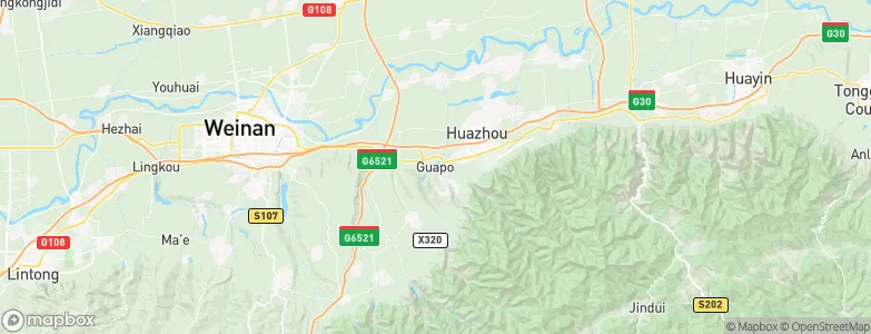 Guapo, China Map