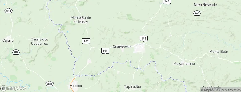 Guaranésia, Brazil Map