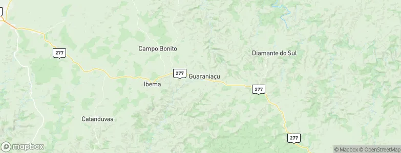 Guaraniaçu, Brazil Map