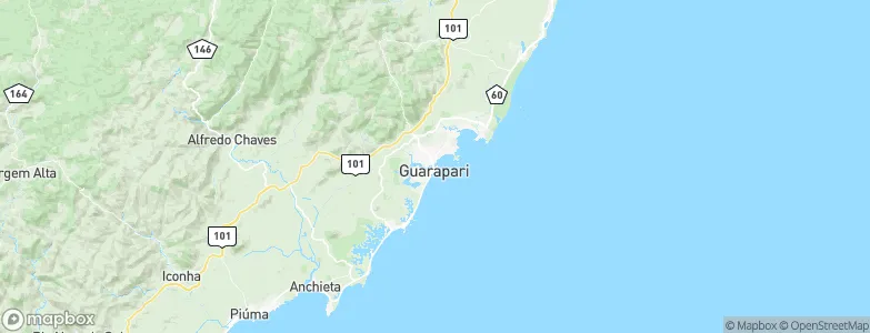 Guarapari, Brazil Map