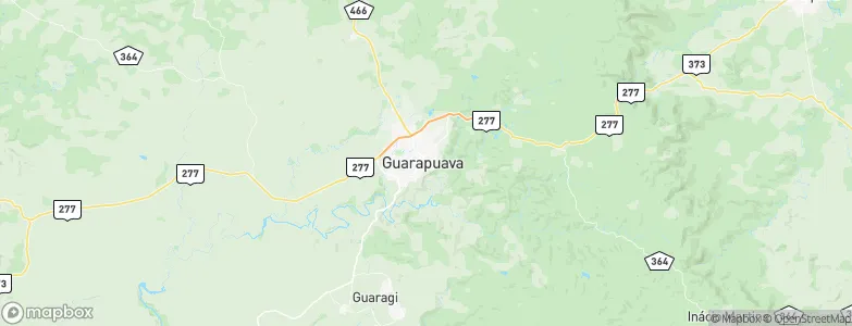 Guarapuava, Brazil Map