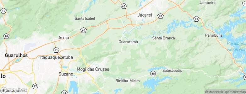 Guararema, Brazil Map