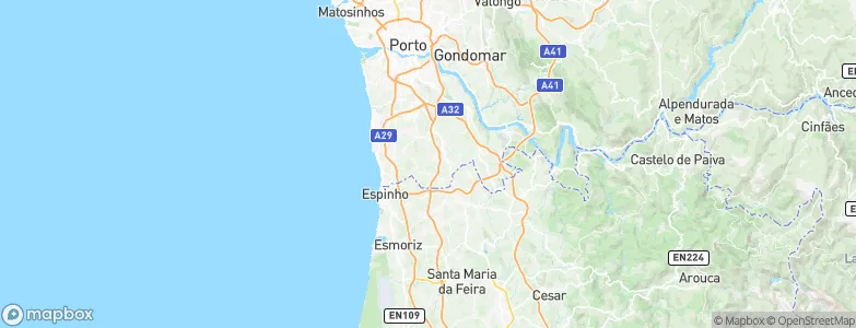 Guarda, Portugal Map