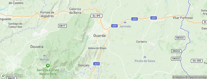 Guarda (Sé), Portugal Map