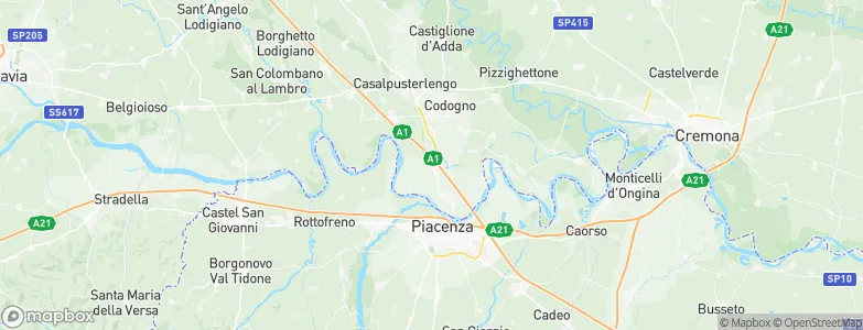 Guardamiglio, Italy Map