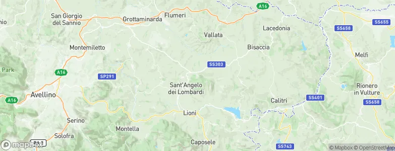 Guardia Lombardi, Italy Map