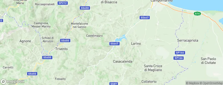 Guardialfiera, Italy Map