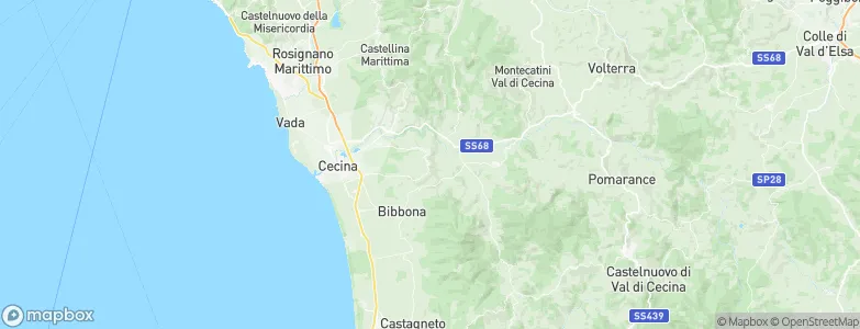Guardistallo, Italy Map