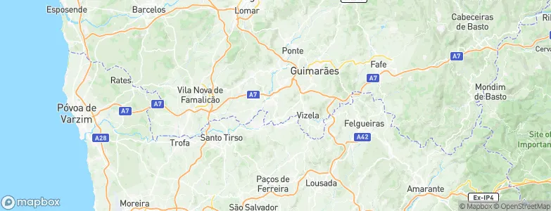 Guardizela, Portugal Map