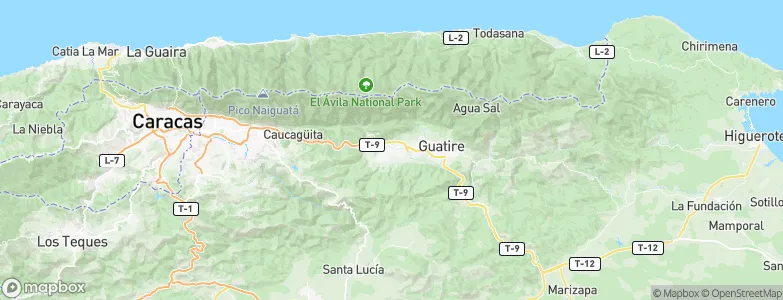 Guarenas, Venezuela Map