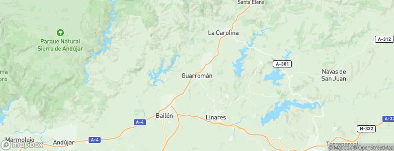 Guarromán, Spain Map