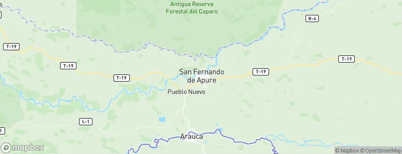 Guasdualito, Venezuela Map