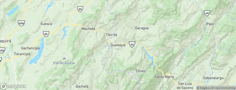 Guateque, Colombia Map