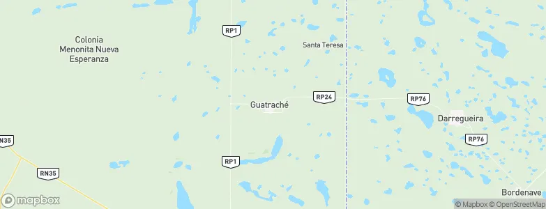 Guatraché, Argentina Map