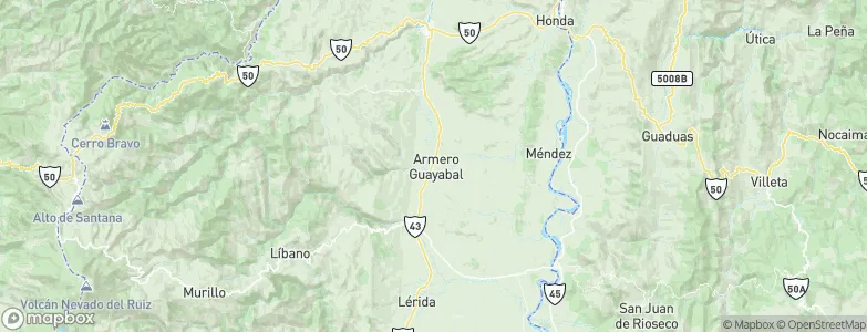 Guayabal, Colombia Map
