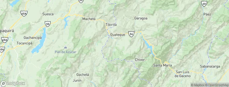 Guayatá, Colombia Map