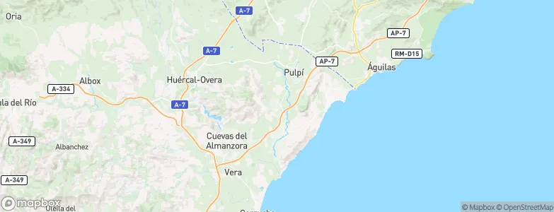Guazamara, Spain Map