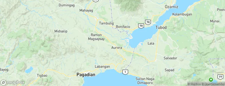 Gubaan, Philippines Map