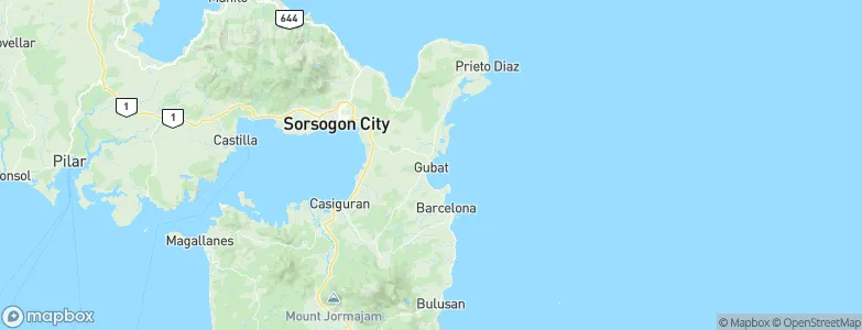 Gubat, Philippines Map
