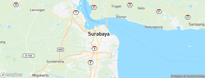Gubengairlangga, Indonesia Map