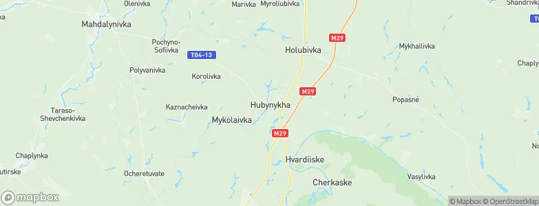 Gubinikha, Ukraine Map
