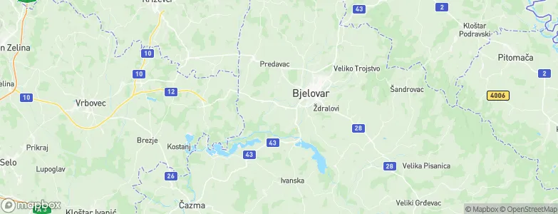 Gudovac, Croatia Map