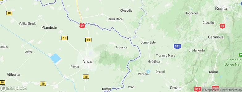 Gudurica, Serbia Map