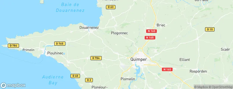 Guengat, France Map