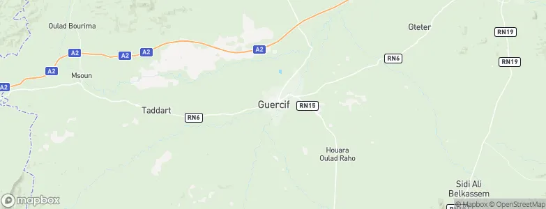 Guercif, Morocco Map